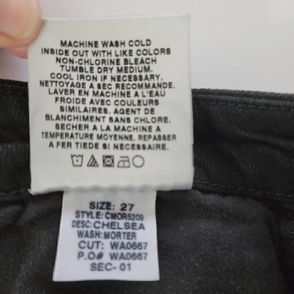 Joe's Chelsea Black Jeans #4 Size 27